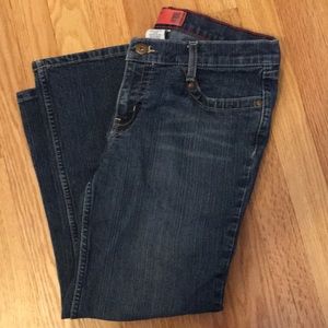Mossimo Jean flare capris.